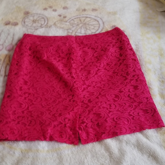 Merona Pink Lace Pencil Skirt - Picture 3 of 8